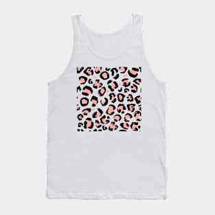 Red Leopard Print Tank Top